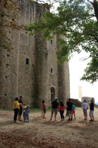 Visite du château de Pouzauges